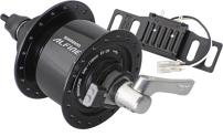 Laufräder VR-NABENDYNAMO  6V-3W 36L SCHW.(08) M. SM-DH10 F. DISC-BRAKE QR