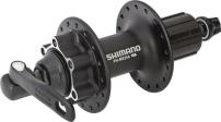 Laufräder HINTERRADNABE DEORE SCHWARZ 8/9FACH 32L,135MM SHIMANO-LOGO,6-LOCH