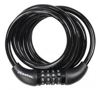 Fahrradzubehör KOMBINATIONSKABELSCHLOß/8221 1,80MX8MM, SCHWARZ VINYLBESCH.