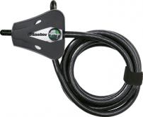 Fahrradzubehör KABELSCHLOß PYTHON-KOMPAKT/8418 1,80M X 8MM SCHWARZ VINYLBESCH