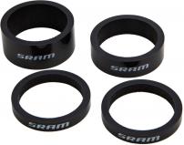 Freizeit Carbon Spacer-Set schwarz