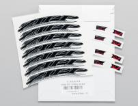 Freizeit Zipp Aufkleberset 303 MY08-11 TU oder CCL schwarz
