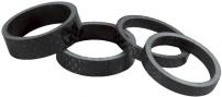 Freizeit Salt Spacer Set Carbon 1-1/8" 1 set incl. 2x5mm, 2x10mm spacer, carbon fibre