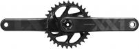 Freizeit Kurbelgarnitur XX1 Eagle DUB Standard/FAT schwarz / 30T / 175 mm