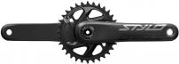 Freizeit Kurbelgarnitur Stylo Carbon Eagle DUB 175 mm / 32T / schwarz