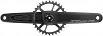 Freizeit Kurbelgarnitur Stylo Eagle DUB 175mm, 32T DM, schwarz ohne DUB Innenlager, Boost 148