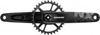 Freizeit Kurbelgarnitur NX Eagle DUB Standard/FAT 175mm, 32T DM, schwarz, Boost 148 ohne DUB Innenlager