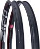 Freizeit Felge 3ZERO MOTO 27,5" hinten, schiefer-rote Aufkleber