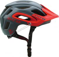 Freizeit Helm M2 dunkelgrau-rot / XS-S / 52-55 cm