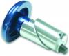 Freizeit Endkappen Aluminium blau