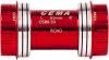 Freizeit Innenlager OSBB Interlock rot / Keramik / Shimano / 24 mm