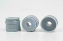 Freizeit Bottomless Token Spacer Solo Air für 35mm Standrohr, grau Inhalt 3 St. (Pike/Boxxer/LyrikB1/Yari)
