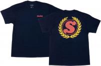 Freizeit T-Shirt Winners Wreath blau / XL / 100% Baumwolle