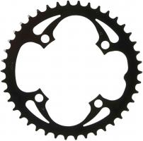 Freizeit Kettenblatt MTB Singlespeed schwarz / 42T / Stahl