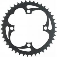 Freizeit Kettenblatt MTB Singlespeed mattschwarz / 42T / Aluminium