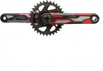 Freizeit Kurbelgarnitur Descendant Eagle DUB DH CoLab Troy Lee Designs 165 mm / 32T / schwarz-rot