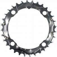 Freizeit MTB Kettenblatt, 9-fach Aluminium / grau / 32T