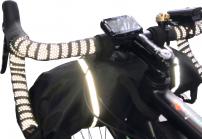 Freizeit Voxom Lenkerband Gb7 Silikon schwarz, reflektierend, Anti-Rutsch Beschichtung