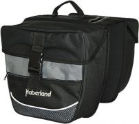 Fahrradzubehör DOPPELTASCHE HABERLAND 25 L SCHW./SILBER
