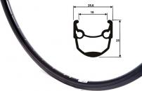 Werkstatt & Lagerung FELGE RIGIDA ANDRA 10 SV 19-622 36-LOCH SCHW. DISC