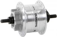 Antrieb und Schaltung VR-NABENDYNAMO DH3D32 36 L.6V 3W SILB DISC 6 L.