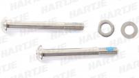 Werkstatt & Lagerung SCHRAUBEN SET T25 42 MM STAHL F. FLAT MOUNT