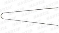 Werkstatt & Lagerung CURANA STREBEN 28",30MM BREIT,370MM LANG,4MM DICK