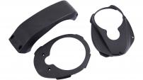 Werkstatt & Lagerung MOTORCOVER SET GEN3 3TLG. KUNSTSTOFF SCHWARZ