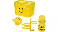 Werkstatt & Lagerung KORB,GLOCKE,TRINKFLASCHE MESSINGSCHLAGER "SMILE"