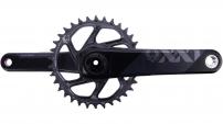 Werkstatt & Lagerung KRG SRAM XX1 EAGLE DUB 34 Z. BOOST 170 MM GRAU