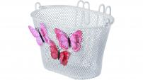 Fahrradzubehör BASIL VR-KINDERKORB "JAS- MIN-BUTTERFLY" WEISS