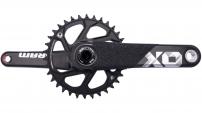 Werkstatt & Lagerung SRAM KRG X01 DH DUB83 34 Z. 165 MM SCHWARZ