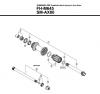 Shimano FH Free Hub - Freilaufnabe Ersatzteile FH-M645