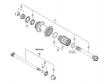 Shimano FH Free Hub - Freilaufnabe Ersatzteile FH-M640