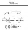 Shimano FH Free Hub - Freilaufnabe Ersatzteile FH-4600 TIAGRA Freehub 8/9/10-fach