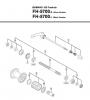 Shimano FH Free Hub - Freilaufnabe Ersatzteile FH-5700 SHIMANO 105  Kassettennabe