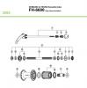Shimano FH Free Hub - Freilaufnabe Ersatzteile FH-6600 SHIMANO ULTEGRA Kassettennabe Zehn-/Neun-/Achtfach