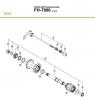 Shimano FH Free Hub - Freilaufnabe Ersatzteile FH-7800 DURA-ACE Kassettennabe 10-fach