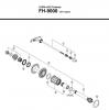 Shimano FH Free Hub - Freilaufnabe Ersatzteile FH-9000 DURA-ACE Kassettennabe 10/11-fach