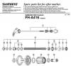 Shimano FH Free Hub - Freilaufnabe Ersatzteile FH-A416 RSX Kassettennabe 8-fach