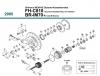 Shimano FH Free Hub - Freilaufnabe Ersatzteile FH-C810, BR-IM70-R, 2005 Shimano NEXAVE Dynamo-Kassettennabe 8-fach