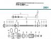 Shimano FH Free Hub - Freilaufnabe Ersatzteile FH-C901 SHIMANO NEXAVE Kassettennabe (für Scheibenbremse) 9-fach