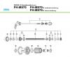 Shimano FH Free Hub - Freilaufnabe Ersatzteile FH-M570, 2004 DEORE LX Kassettennabe (9-fach)