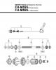 Shimano FH Free Hub - Freilaufnabe Ersatzteile FH-M595 -2928 DEORE Kassettennabe 8-/9-fach