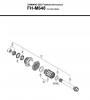 Shimano FH Free Hub - Freilaufnabe Ersatzteile FH-FH-M648 SHIMANO ZEE Kassettennabe Freehub (8/9/10-fach) 