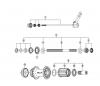 Shimano FH Free Hub - Freilaufnabe Ersatzteile FH-M665 SHIMANO SLX Kassettennabe 8-/9-fach