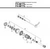 Shimano FH Free Hub - Freilaufnabe Ersatzteile FH-M775 -2700A DEORE XT Freehub (8/9-Speed) for Disc Brake