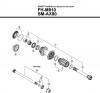 Shimano FH Free Hub - Freilaufnabe Ersatzteile FH-M810 SAINT Freehub (8/9-Speed) for Disc Brake
