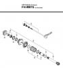 Shimano FH Free Hub - Freilaufnabe Ersatzteile FH-M975 -2547 XTR Freehub (8/9-Speed)