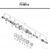 Shimano FH Free Hub - Freilaufnabe Ersatzteile FH-MX70 -2658